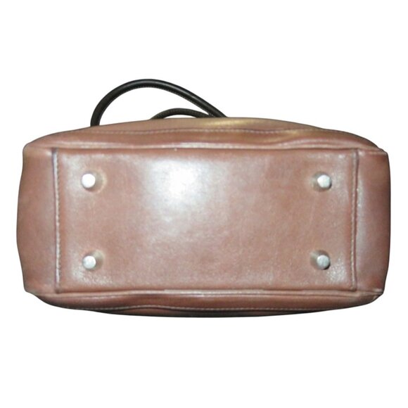 COACH 2001 Bonnie Cashin Legacy Brown glove tanned leather Leather Bucket Tote - Picture 7 of 13